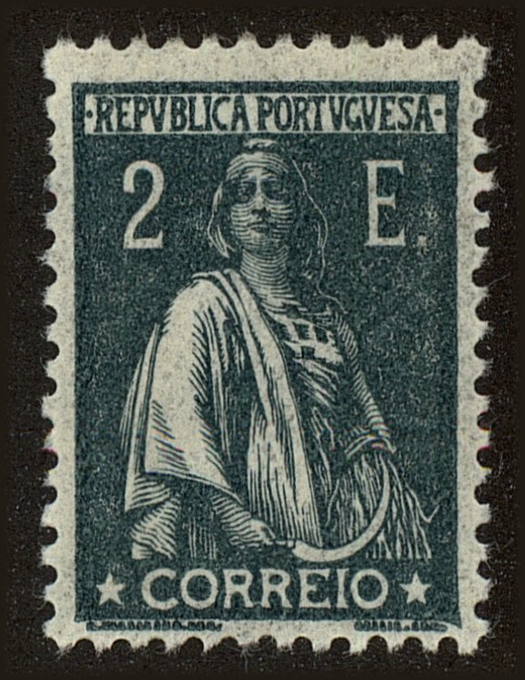 Front view of Portugal 298H collectors stamp