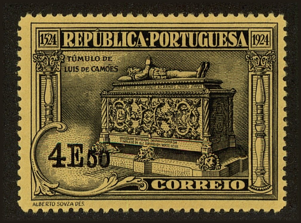 Front view of Portugal 343 collectors stamp