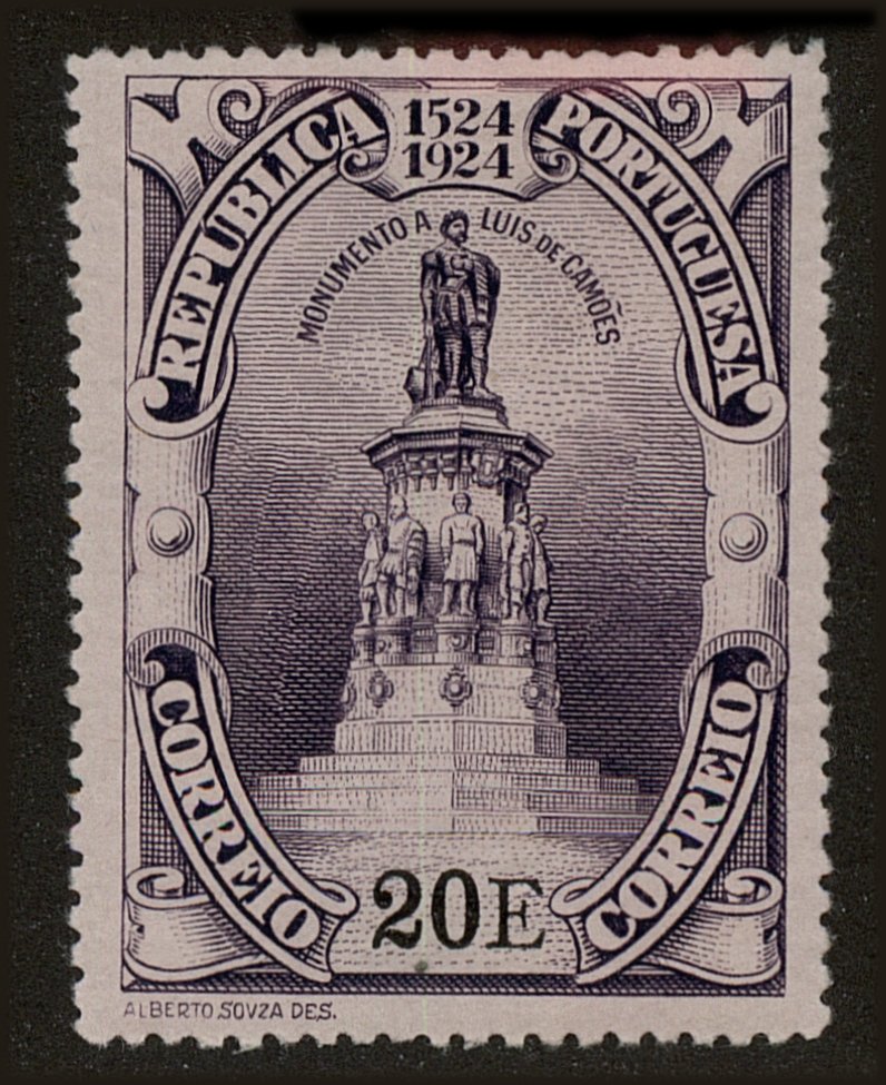 Front view of Portugal 345 collectors stamp