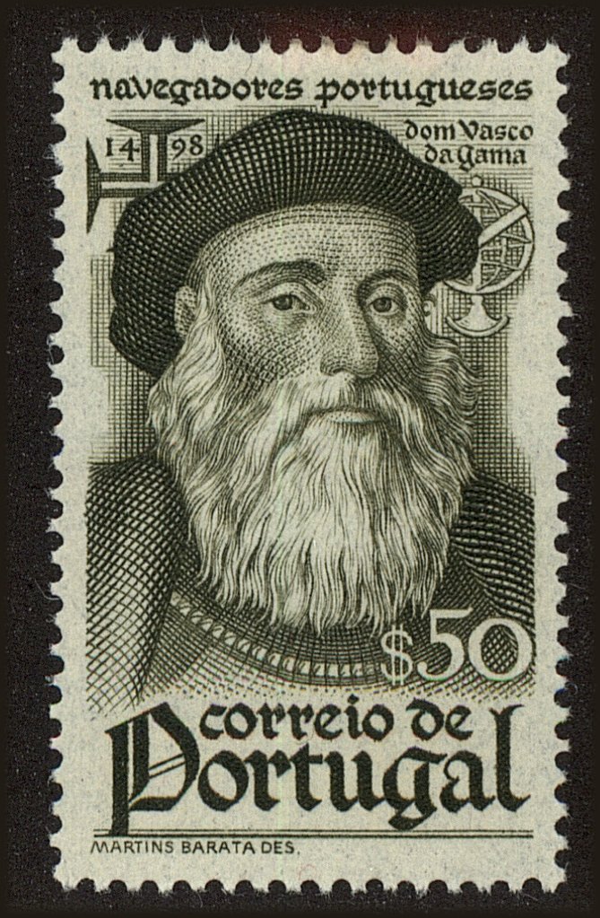 Front view of Portugal 645 collectors stamp