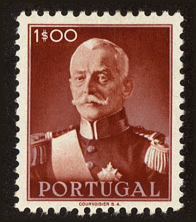 Front view of Portugal 654 collectors stamp