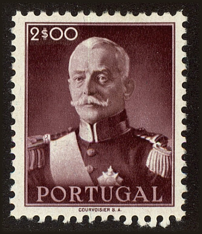 Front view of Portugal 656 collectors stamp