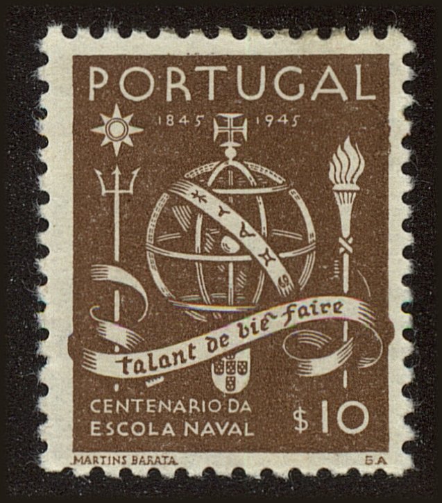 Front view of Portugal 658 collectors stamp