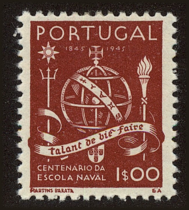 Front view of Portugal 660 collectors stamp