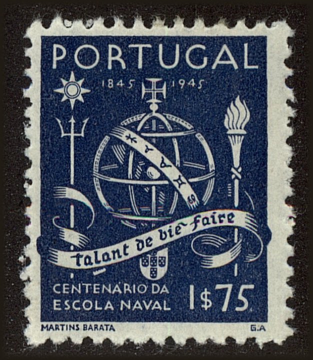 Front view of Portugal 661 collectors stamp