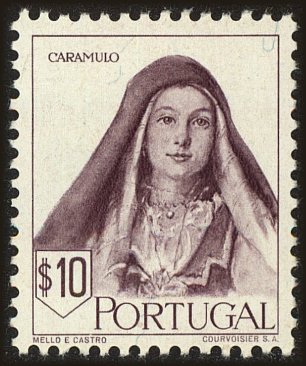Front view of Portugal 675 collectors stamp