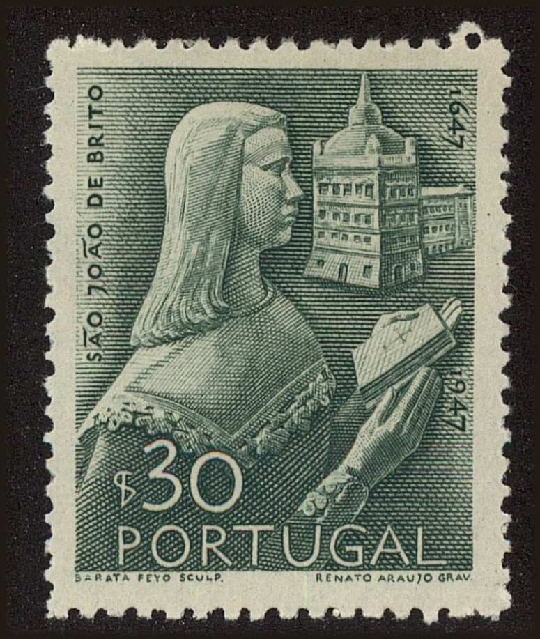 Front view of Portugal 689 collectors stamp