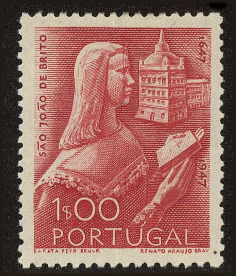 Front view of Portugal 691 collectors stamp