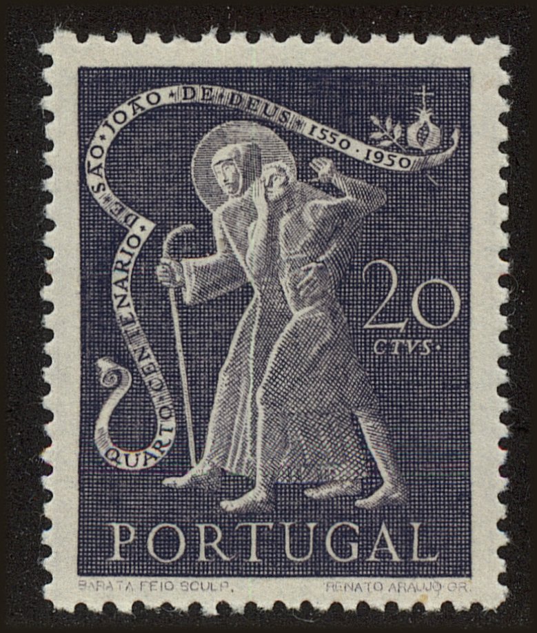 Front view of Portugal 721 collectors stamp