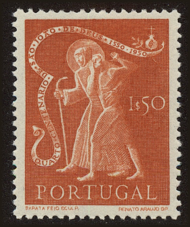 Front view of Portugal 724 collectors stamp