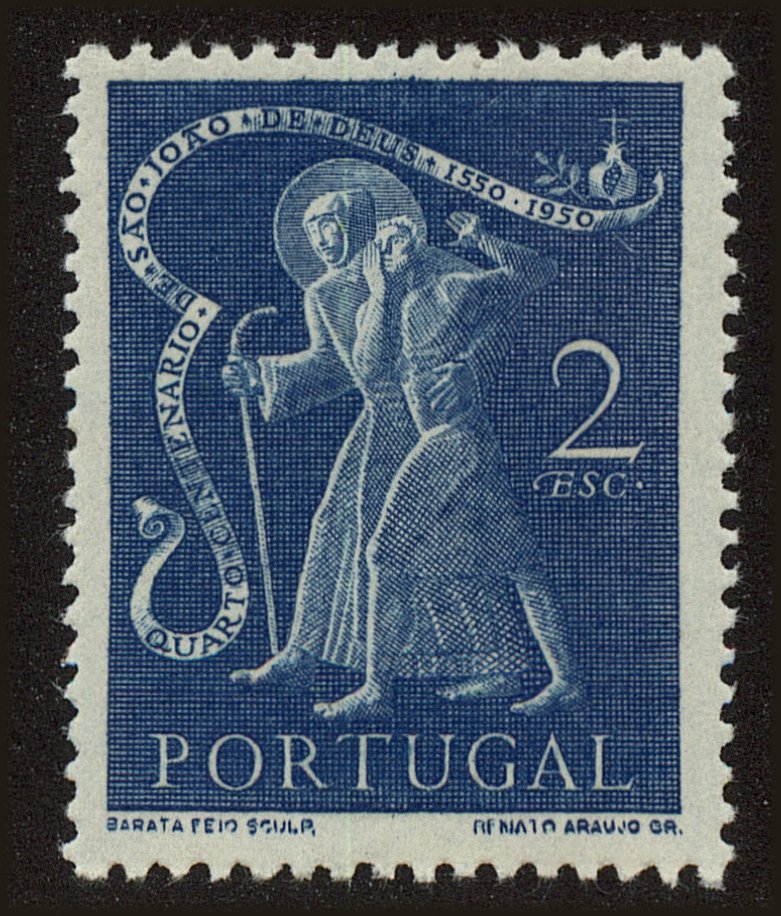 Front view of Portugal 725 collectors stamp