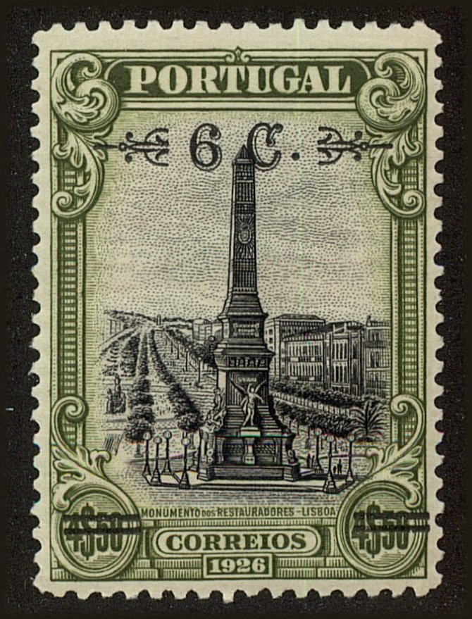 Front view of Portugal 397J collectors stamp