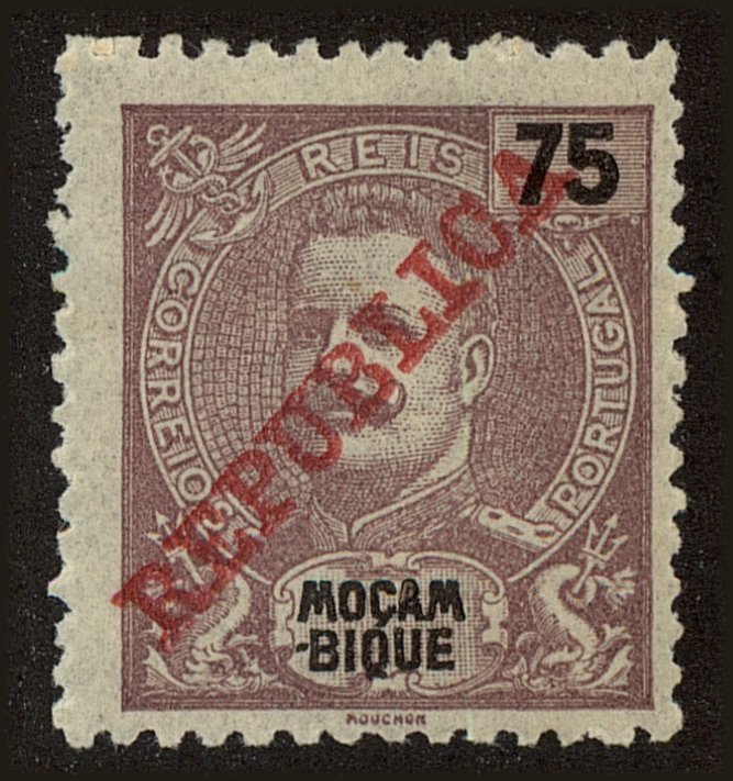 Front view of Mozambique 106 collectors stamp