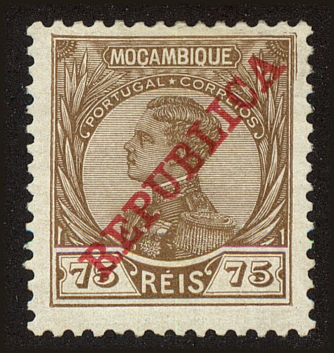 Front view of Mozambique 106 collectors stamp