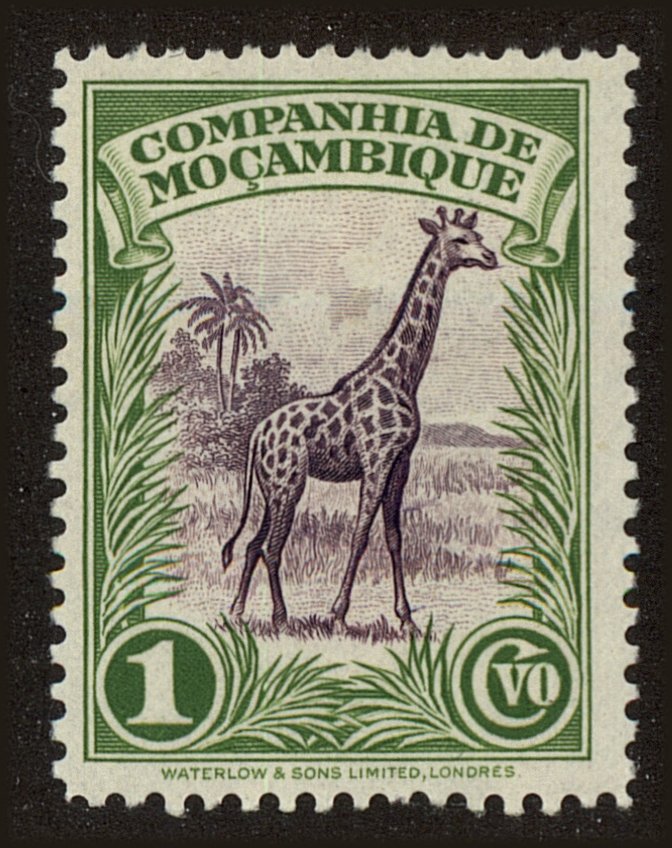 Front view of Mozambique Company 175 collectors stamp