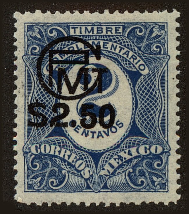 Front view of Mexico 604 collectors stamp
