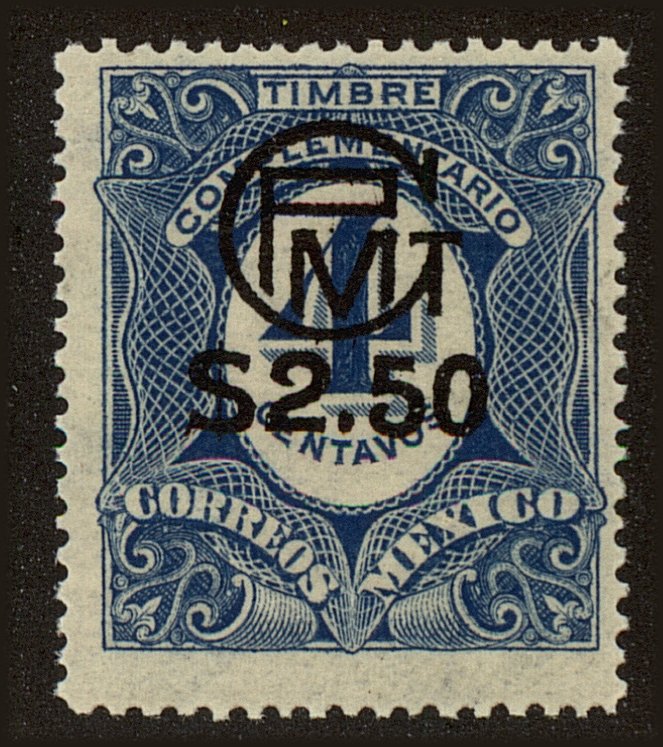 Front view of Mexico 605 collectors stamp