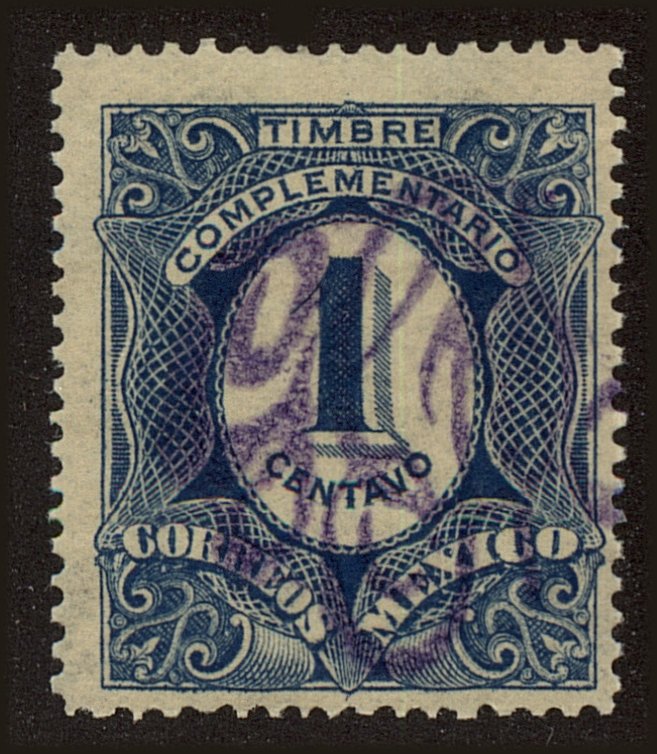 Front view of Mexico 381 collectors stamp