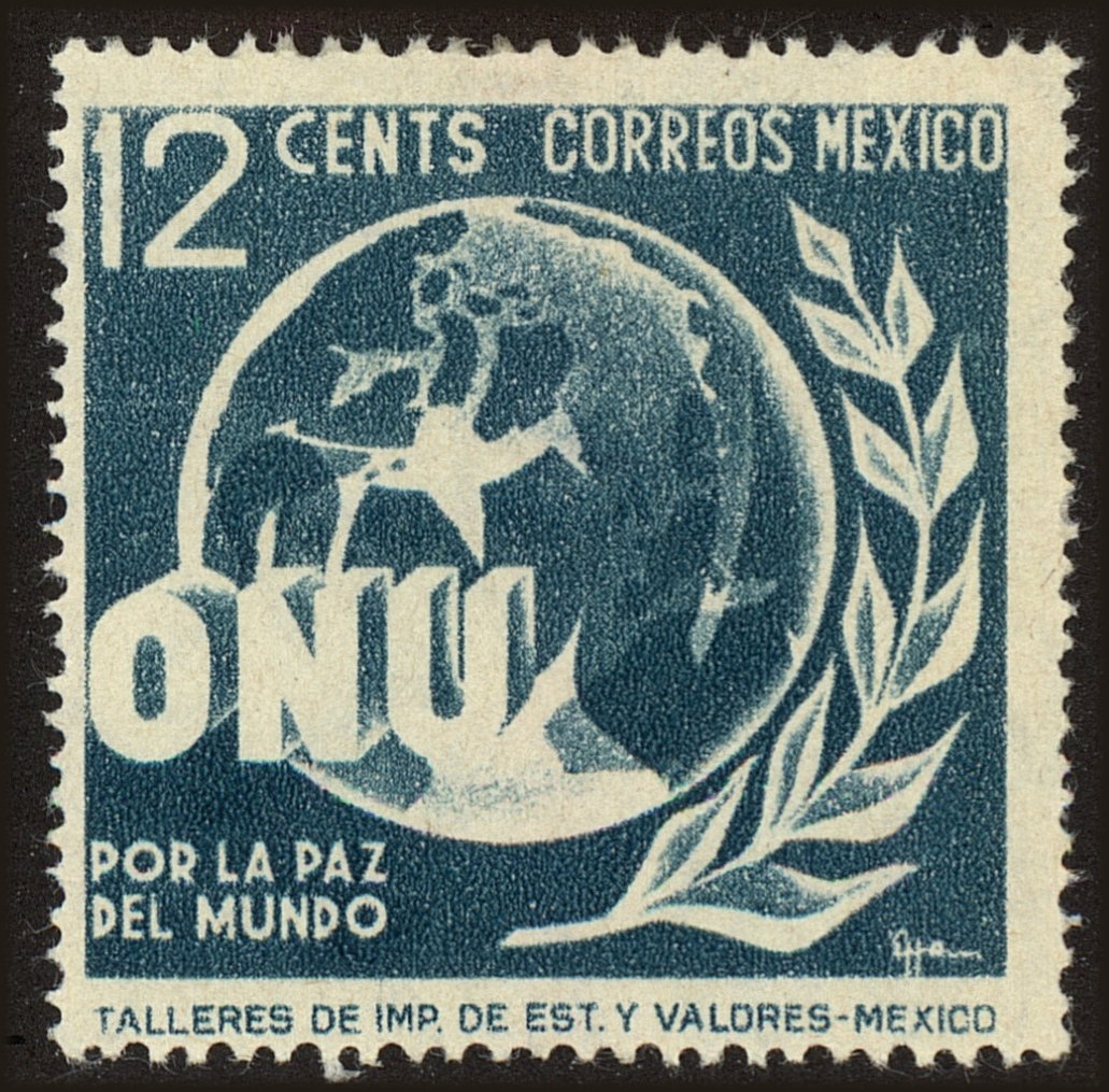 Front view of Mexico 815 collectors stamp