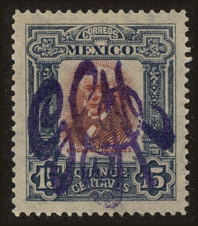 Front view of Mexico 376 collectors stamp