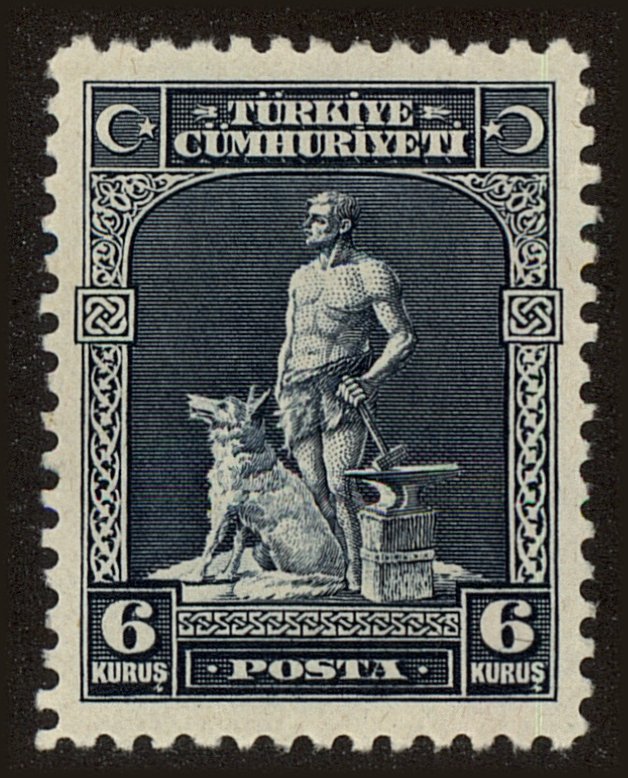 Front view of Turkey 679 collectors stamp