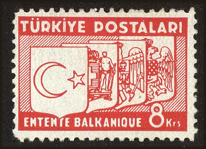 Front view of Turkey 785 collectors stamp