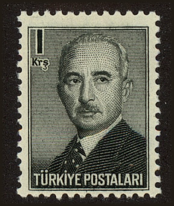 Front view of Turkey 964 collectors stamp
