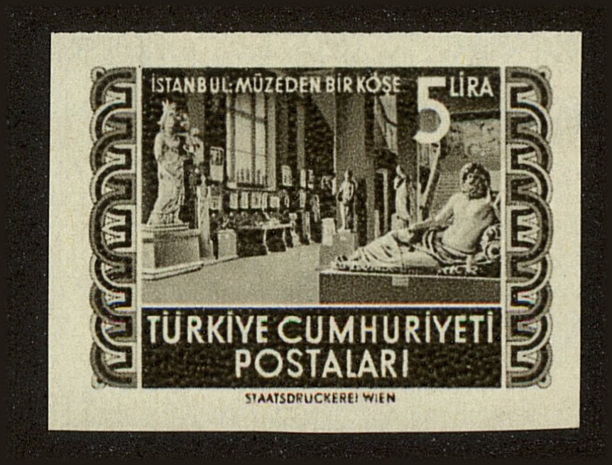 Front view of Turkey 1074 collectors stamp