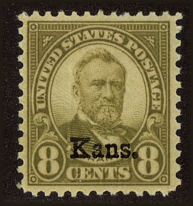 Front view of United States 666 collectors stamp