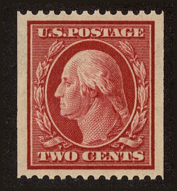Front view of United States 386 collectors stamp
