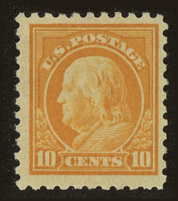 Front view of United States 472 collectors stamp