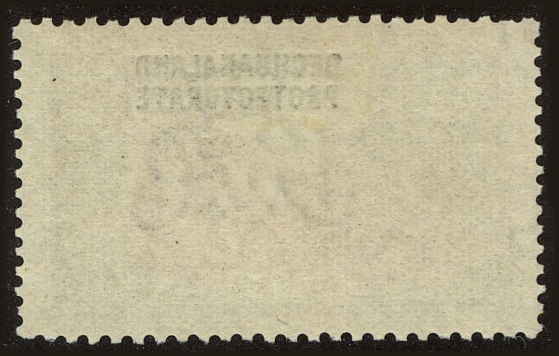 Back view of Bechuanaland Protectorate Scott #92 stamp