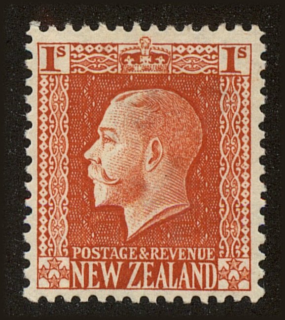 Front view of New Zealand 159 collectors stamp