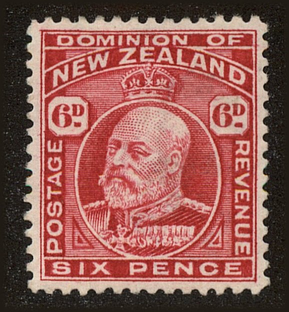Front view of New Zealand 137 collectors stamp