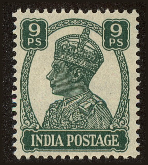 Front view of India 170 collectors stamp