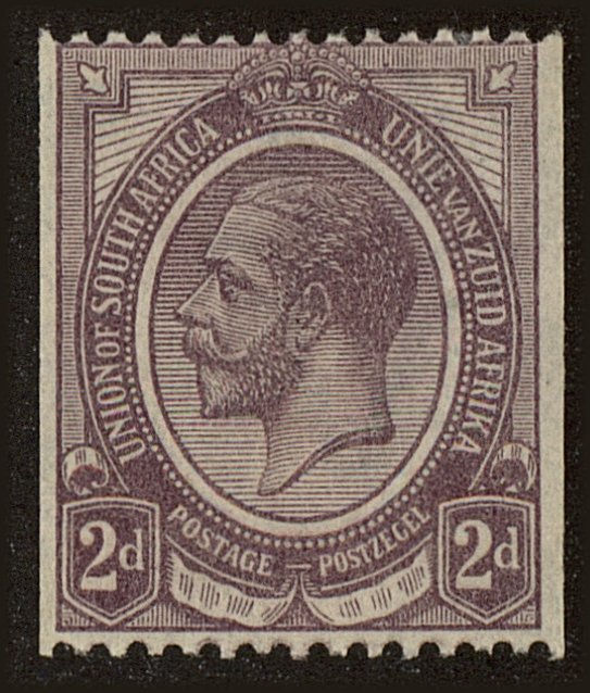 Front view of South Africa 20 collectors stamp