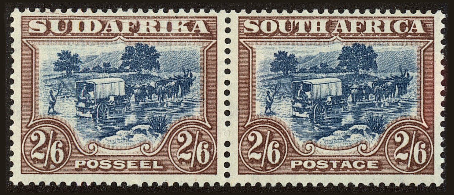 Front view of South Africa 44 collectors stamp