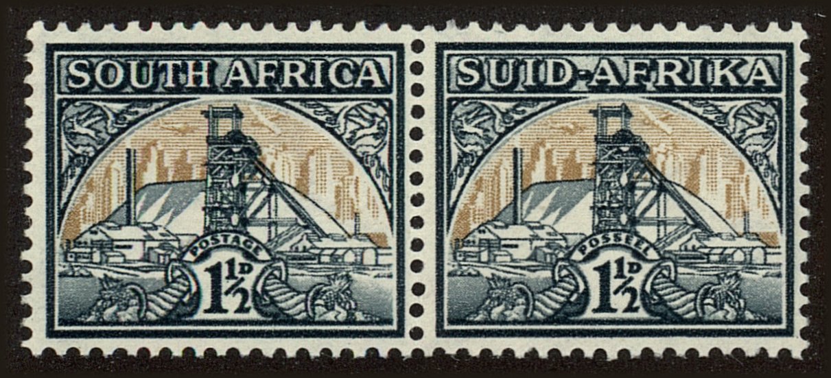 Front view of South Africa 52 collectors stamp