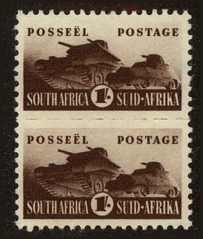 Front view of South Africa 97 collectors stamp