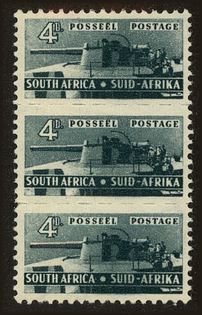Front view of South Africa 95 collectors stamp