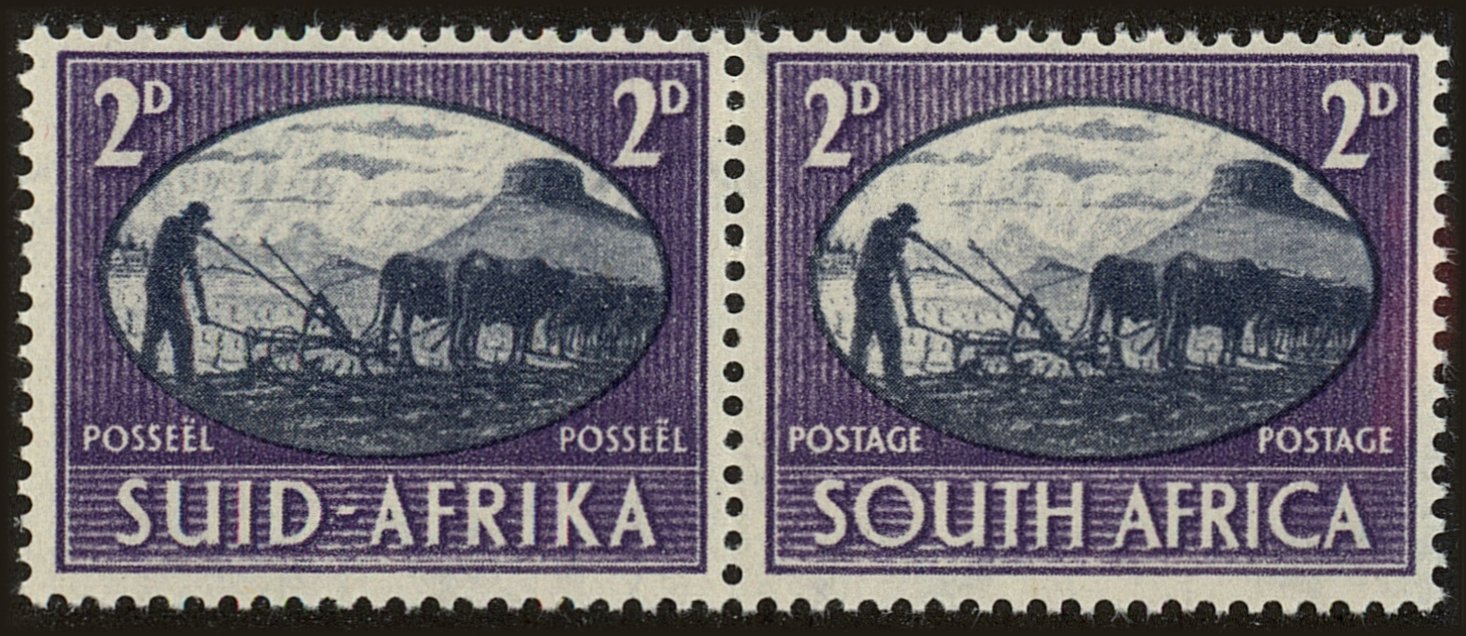 Front view of South Africa 101 collectors stamp