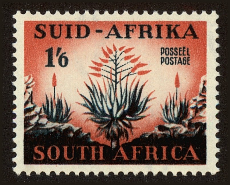 Front view of South Africa 197 collectors stamp