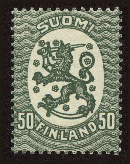 Front view of Finland 98a collectors stamp