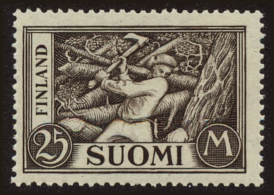 Front view of Finland 179 collectors stamp