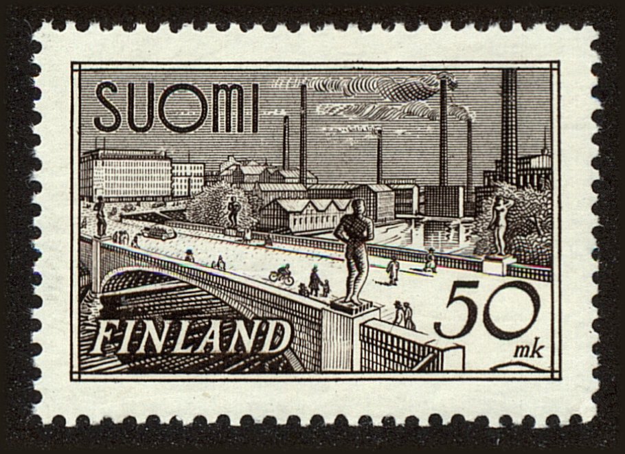 Front view of Finland 239 collectors stamp