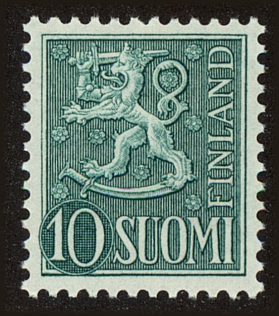 Front view of Finland 316 collectors stamp