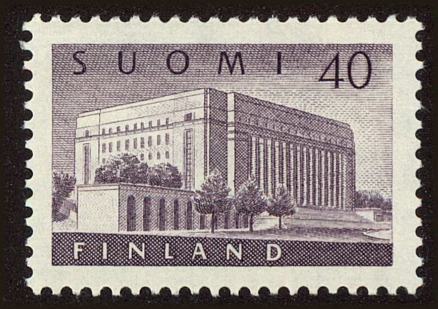 Front view of Finland 337 collectors stamp