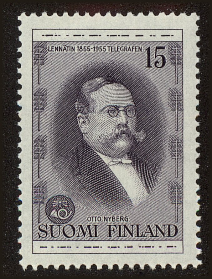 Front view of Finland 333 collectors stamp