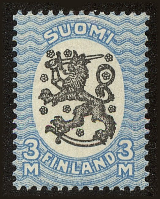 Front view of Finland 106 collectors stamp