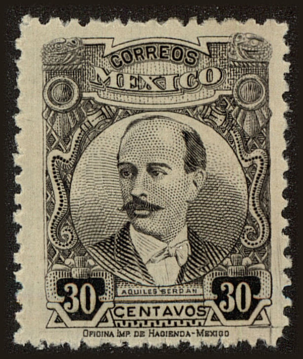 Front view of Mexico 625 collectors stamp